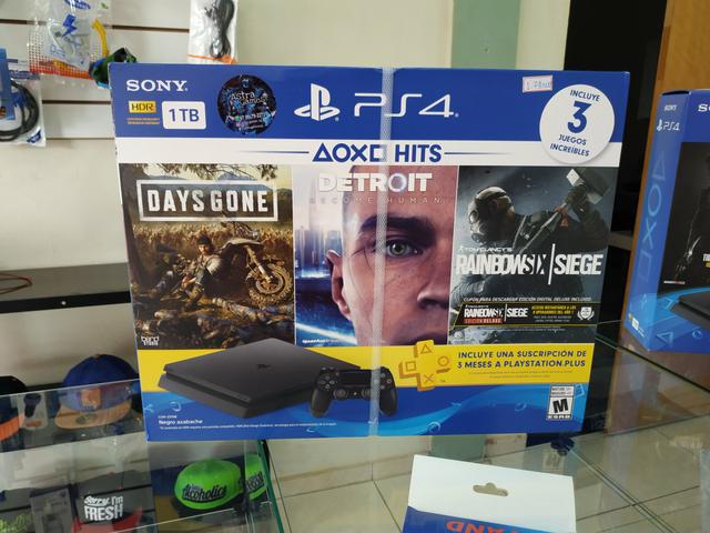 Astra Games - PS4 Slim 1tb + 3 Jogos Novo Pronta Entrega Loja Física !!!! - Foto 2