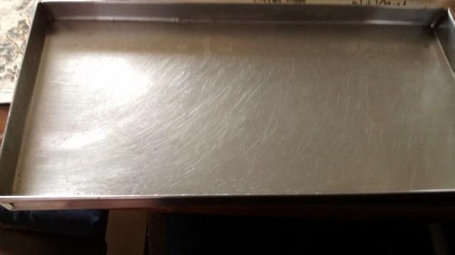 Bandeja de inox para balcão expositor em perfeito estado 11 peças - Foto 2