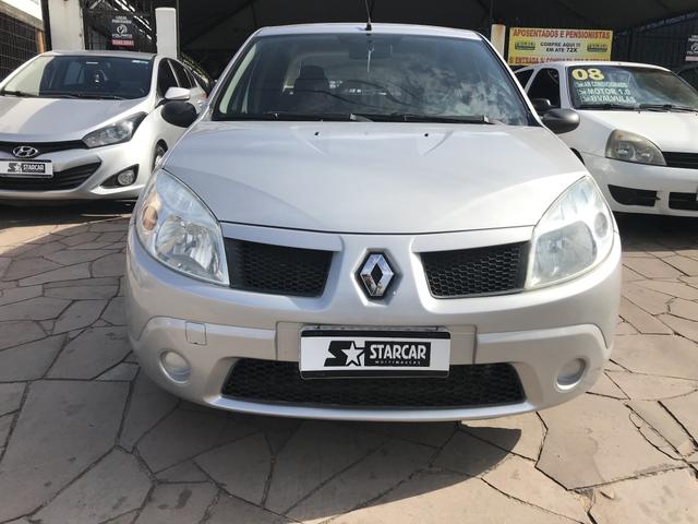 Renault Sandero 1.6 completo 2008 IPVA 2020 pago