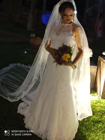 Vestido de Noiva - Maravilhoso!!! - Foto 2