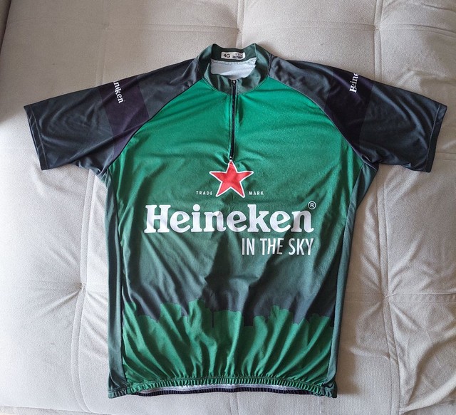 camiseta ciclismo heineken