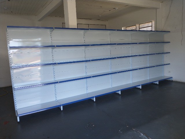 Gôndolas, Mini Porta Pallets, Estantes de Aço e Check Outs Novos