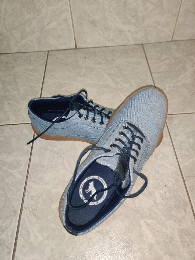 SAPATÊNIS CAVALERA - AZUL PONT. 40/41 - Roupas e calçados - Vila Iasi,  Taboão da Serra 1010029729 | OLX
