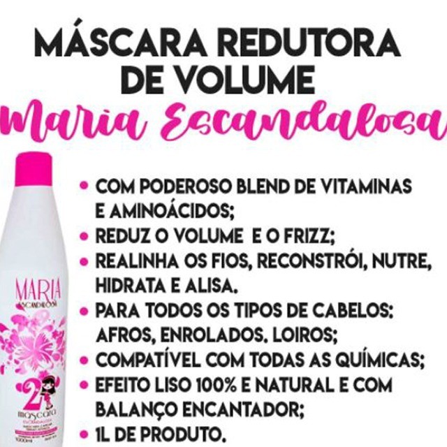 Máscara Redutora de Volume Maria Escandalosa 300ml - Foto 2