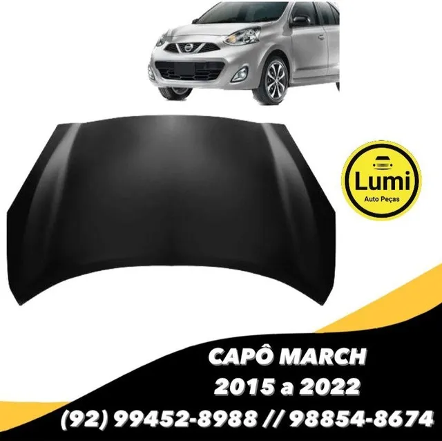 Capo Nissan March 2015 a 2022 - NOVO!!