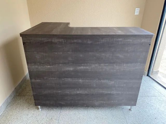 Balcão Caixa/ atendimento MDF com duas gavetas  - Foto 2