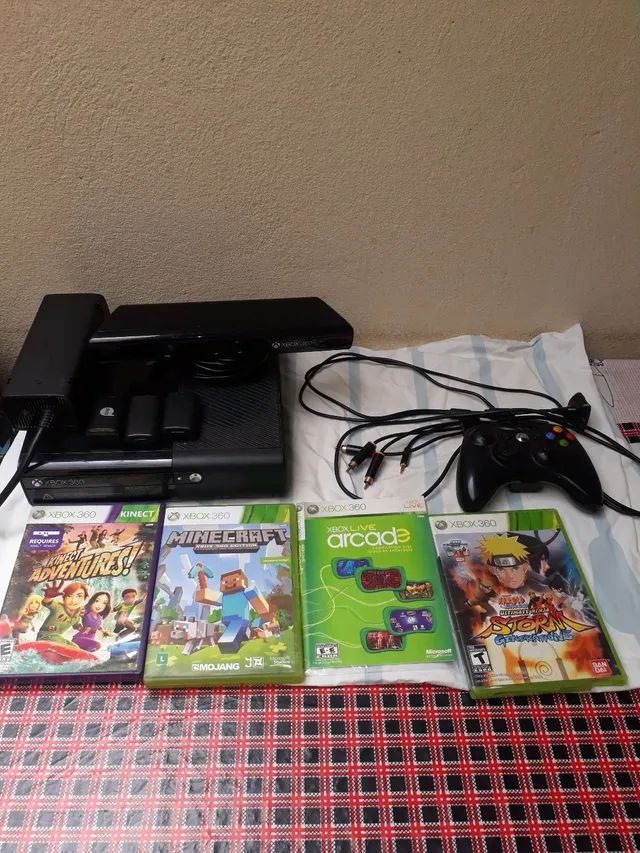 Console Xbox 360 Bloqueado Jogos Kinect Envio Rapido!