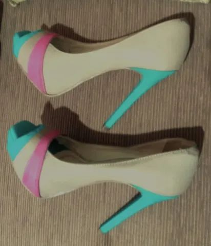 Sandália Peep Toe Via Marte, nº 36
