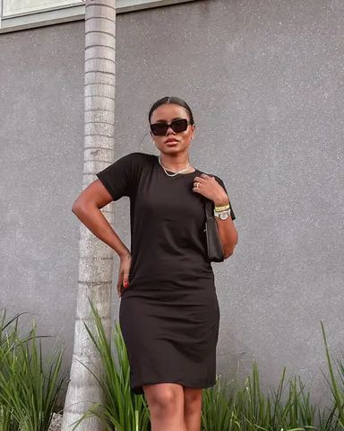 Vestido camisetão feminino 