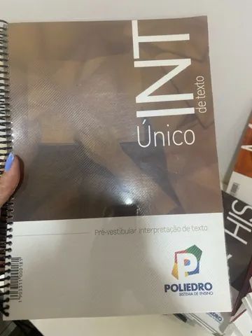 Livros do Poliedro completos ano 2019 seminovos - Foto 2