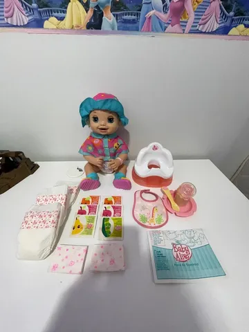 Baby Alive SUDSY STYLING Loira F5112 Boneca Bebê Salão de Beleza