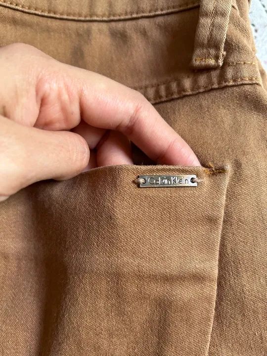 Calça Jeans Calvin Klein Marrom - Foto 3