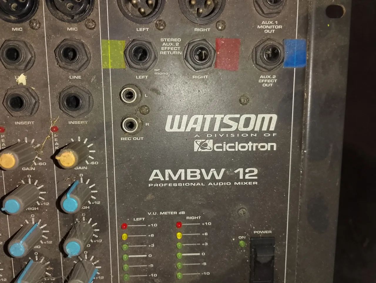 Mesa de Som Wattsom AMBW 12 - 12 Canais