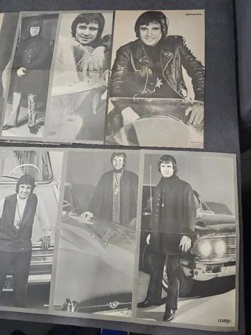 Antiguidade pôster revista contigo década 70 80 roberto carlos - Foto 3