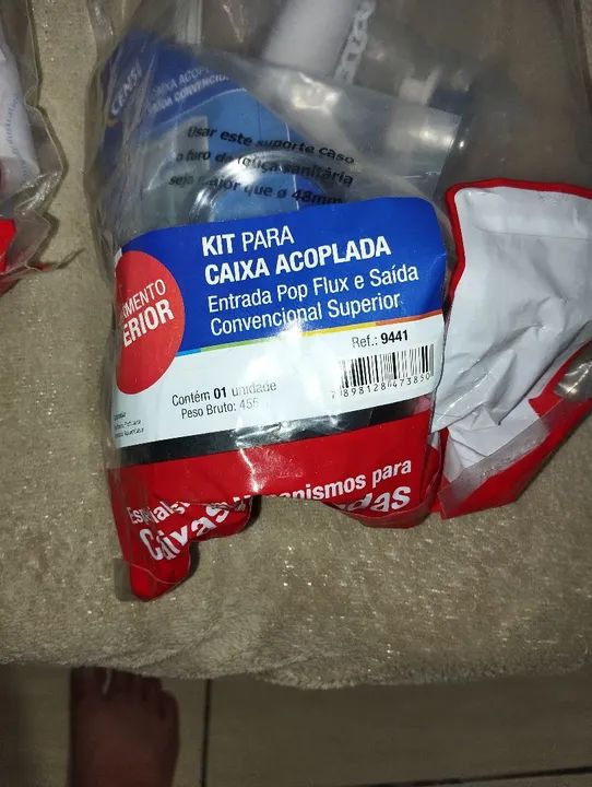 Kit para caixa acoplada marca CENSI esse valor e de um kit - Foto 5