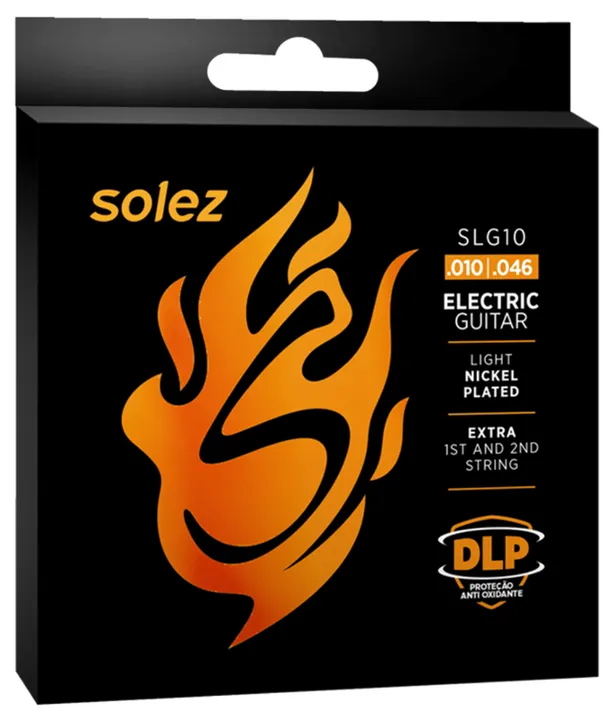 Encordoamento Solez 010 Guitarra Slg10 Dlp