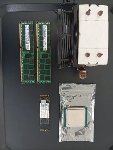 Kit Xeon Gamer LGA2011 X79 Processador Ram SSD Cooler 