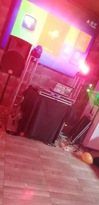 DJ, som e Iluminação 
