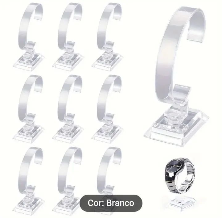 Suporte para relógio de Pulso  e pulseira acrílico   - Foto 3