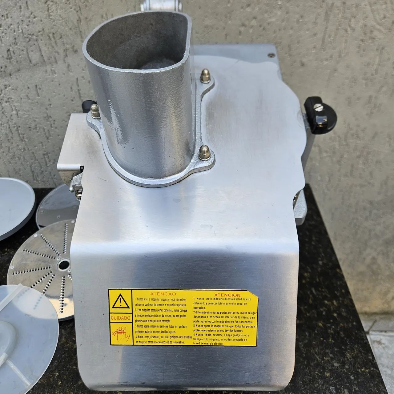 Processador De Alimentos Inox 4 Discos Bermar (semi novo) Estudo troca - Foto 3