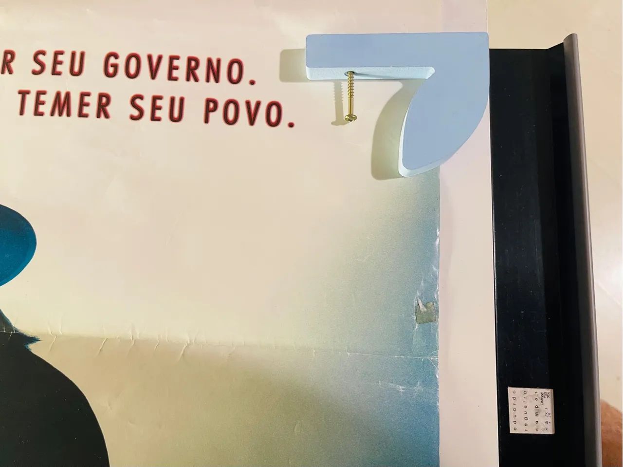 Pôster original de cinema V de Vingança - Foto 4