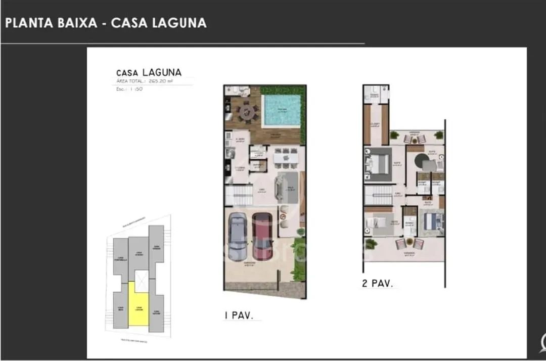 CASA LAGUNA DUPLEX DE 1ª LOCAÇÃO DE ALTO LUXO NO JARDIM GUANABARA - Foto 4