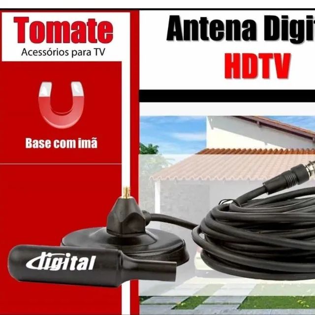 Antena Para TV Digital HDTv MTA-3005 Tomate Novo Loja Coimbra Computadores - Foto 2
