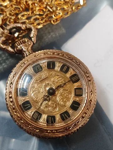 Relógio pingente suíço raro - Foto 3