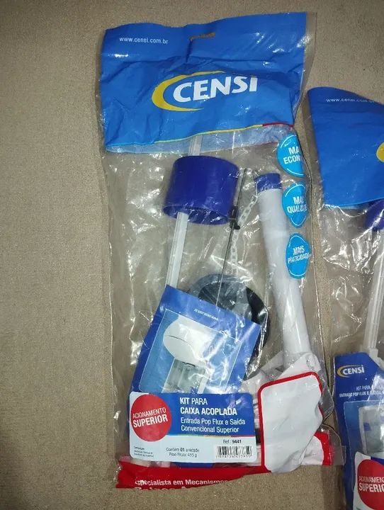 Kit para caixa acoplada marca CENSI esse valor e de um kit - Foto 3