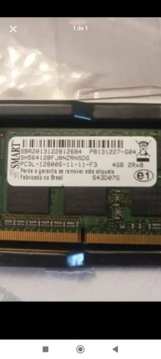 Memória RAM Notebook DDR3 4GB - Foto 2