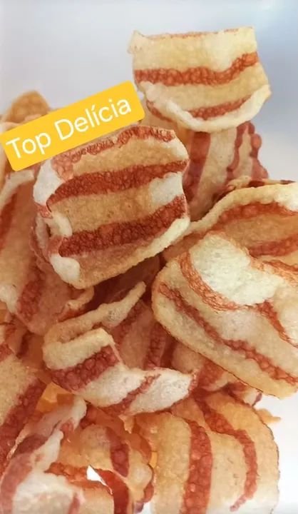 Salgadinho Para Fritar sabor Bacon tipo Baconzitos Bistex Pururuca  - Foto 4