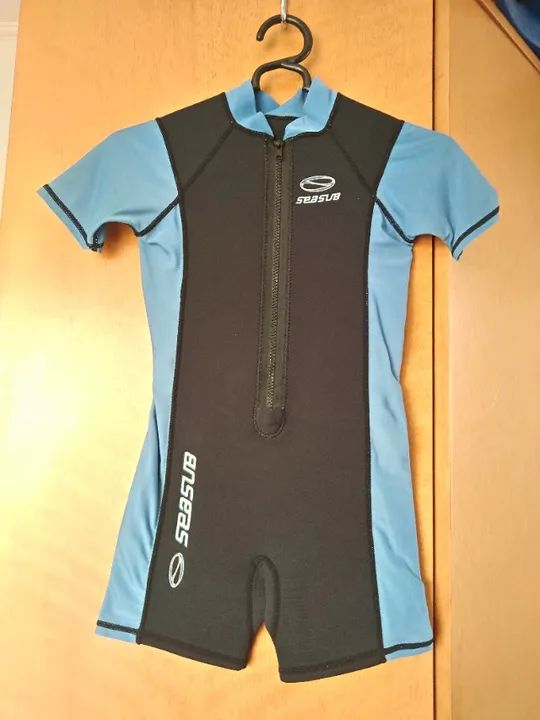 Short John Infantil Seasub Tam Gg Neoprene/lycra Ver Medidas
