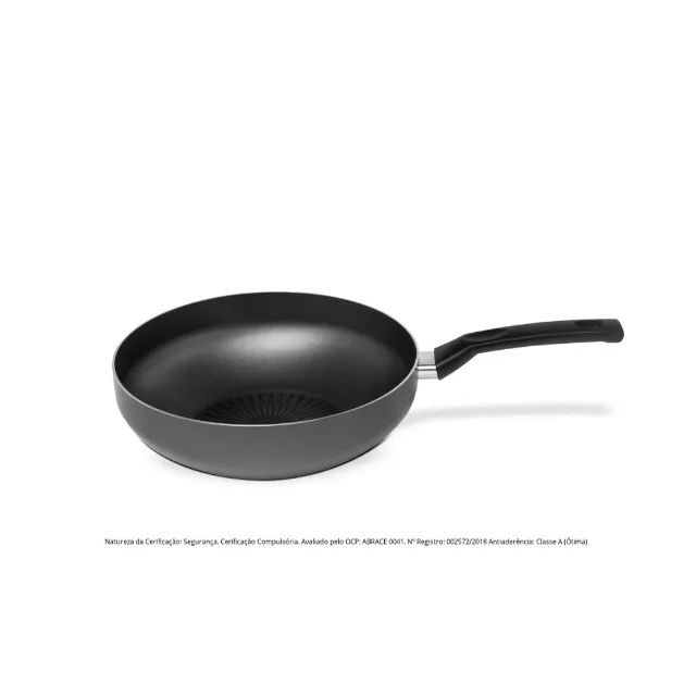 Wok multiflon 28cm fundo inducao - Foto 2
