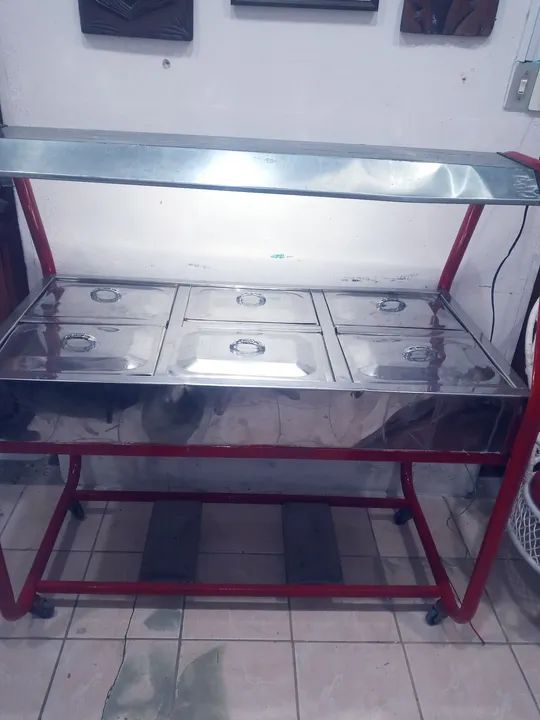 Mesa de servi-servi com 6 cuba  - Foto 3
