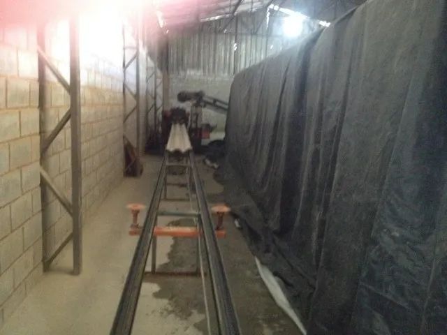 Maquina de fabricar telhas de concreto