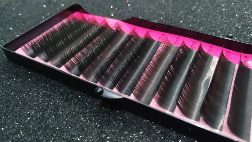 Cilios Fio A Fio Cartela Pink 12l 12mm - Foto 3