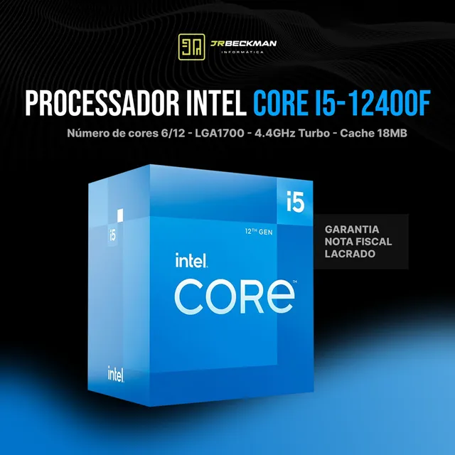 Processador INTEL I5 12400f Lacrado