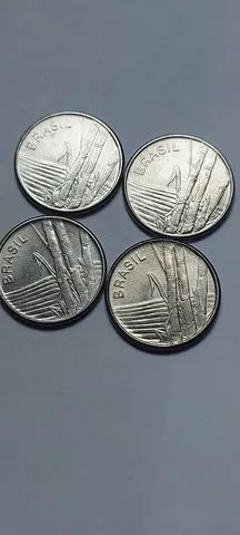 Lote com 4 Moedas Antigas de 1 Cruzeiro (1979,1980,1981 e 1982) Soberbas - Foto 5