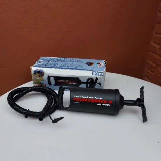 Bomba de Ar Double Quick Pequena Intex - Foto 3