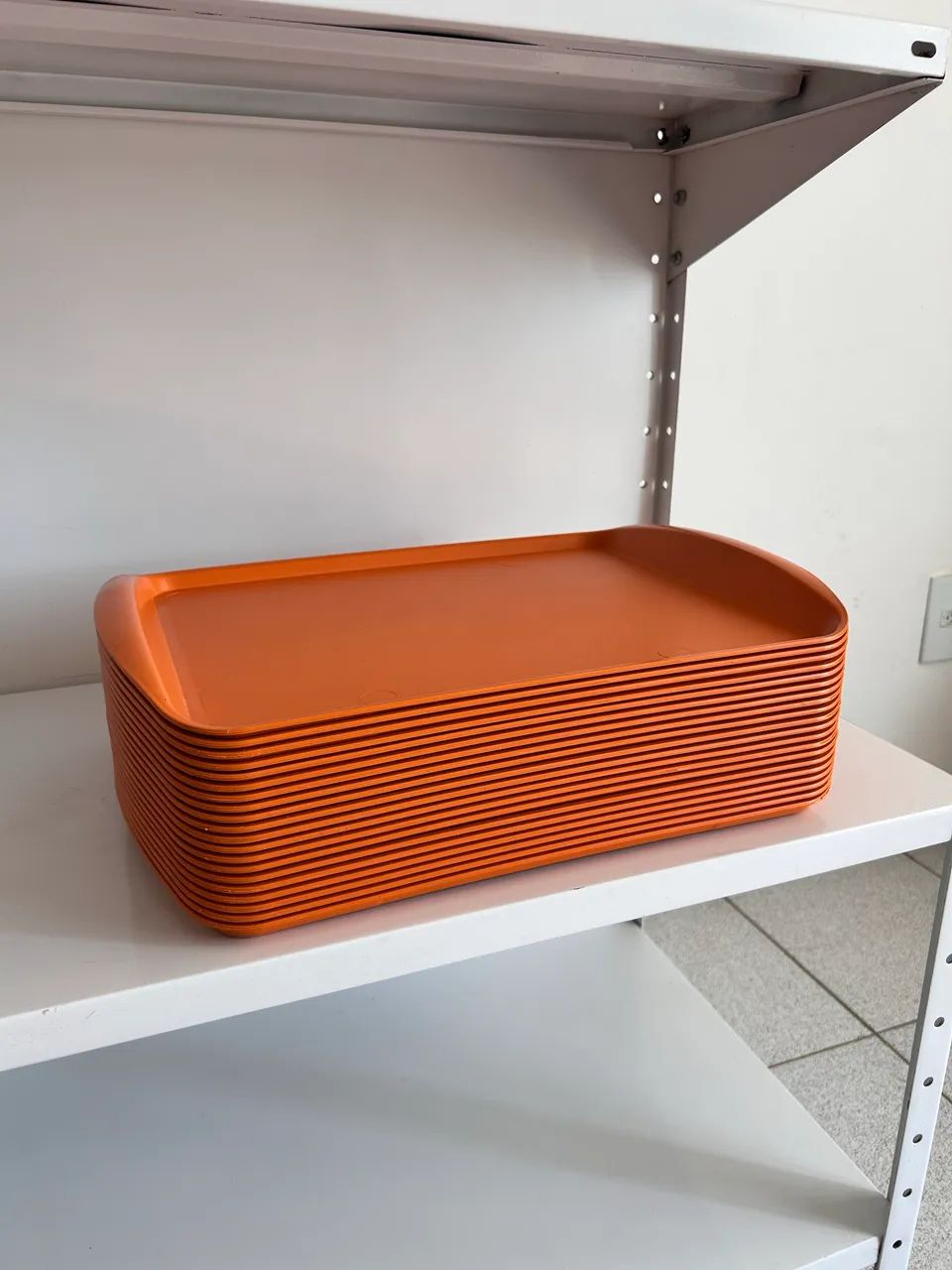 Kit 20 Bandejas Fast food Laranja - Foto 4