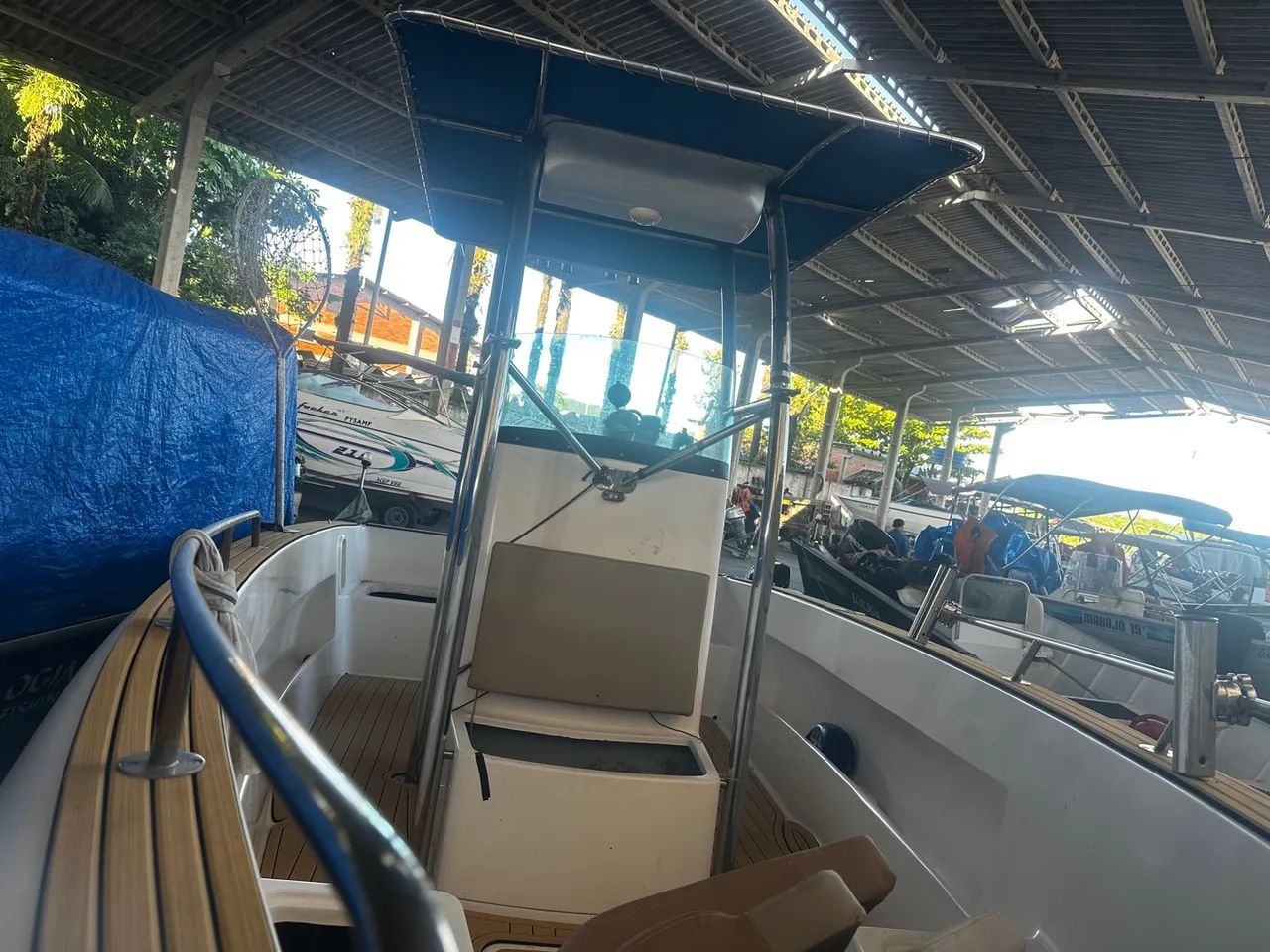 Lancha flay fishing 190 motor 115 - Foto 2