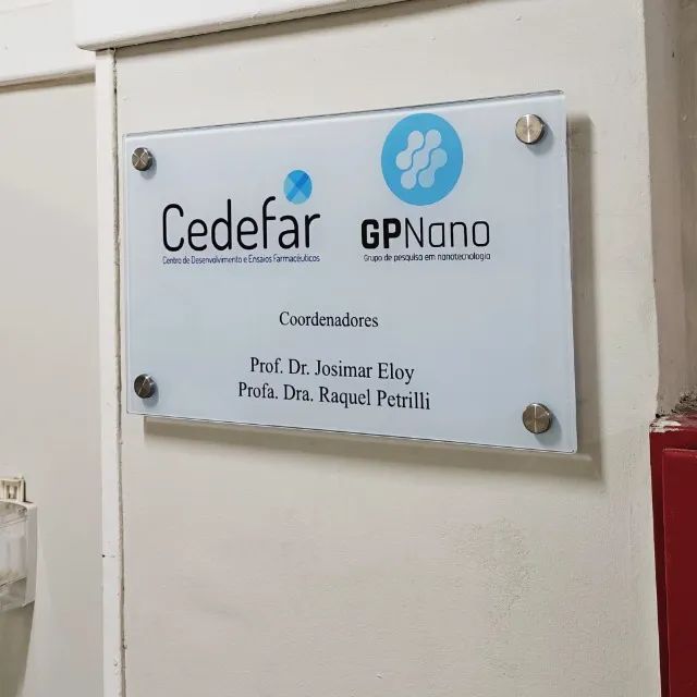 Placa de vidro para fachada de escritório