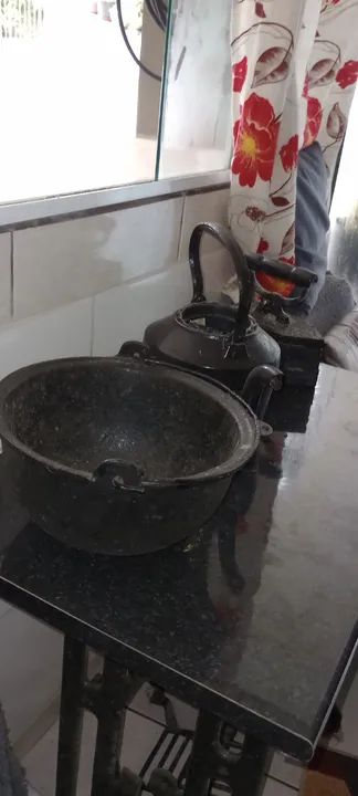 Antiguidade- Panela de Ferro (decoração) - Foto 6