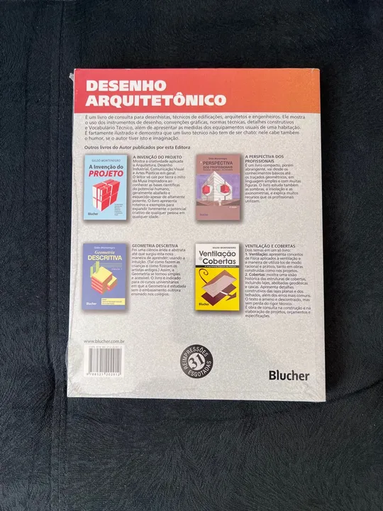 Livro lacrado Desenho Arquitetônico - Blucher