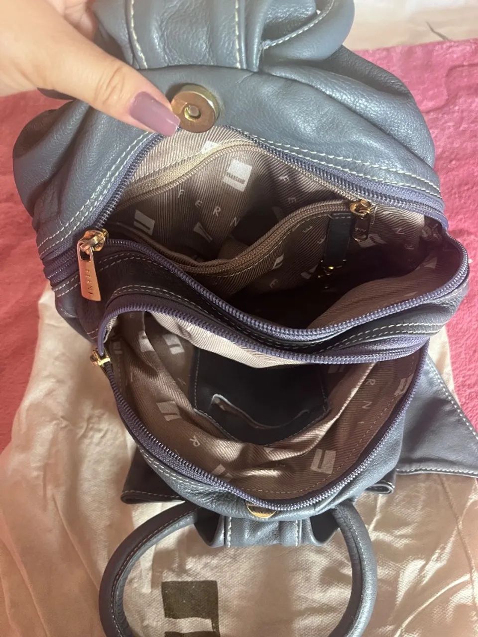 Bolsa couro Ferni  - Foto 2