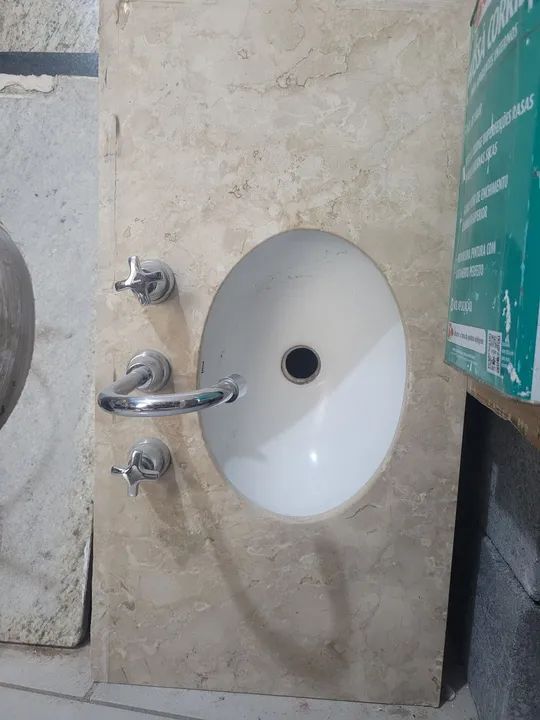Cuba de banheiro em mármore - Foto 3