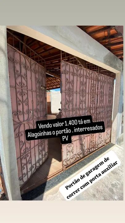 Portão de ferro 3x2,40m - Foto 2