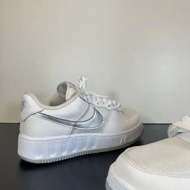 nike air force low unity white silver Calçados Centro