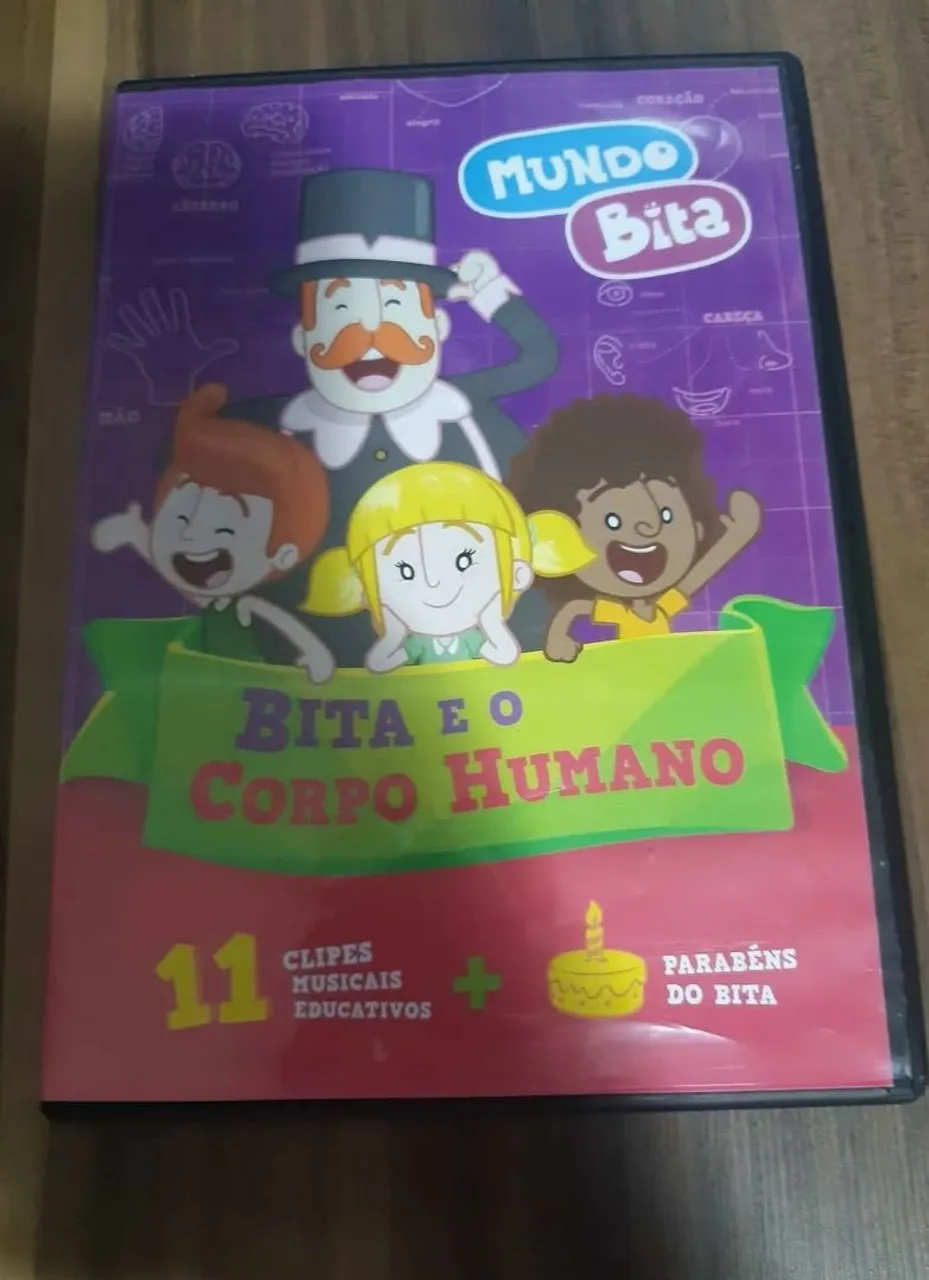DVD Mundo Bita - Bita e o Corpo Humano