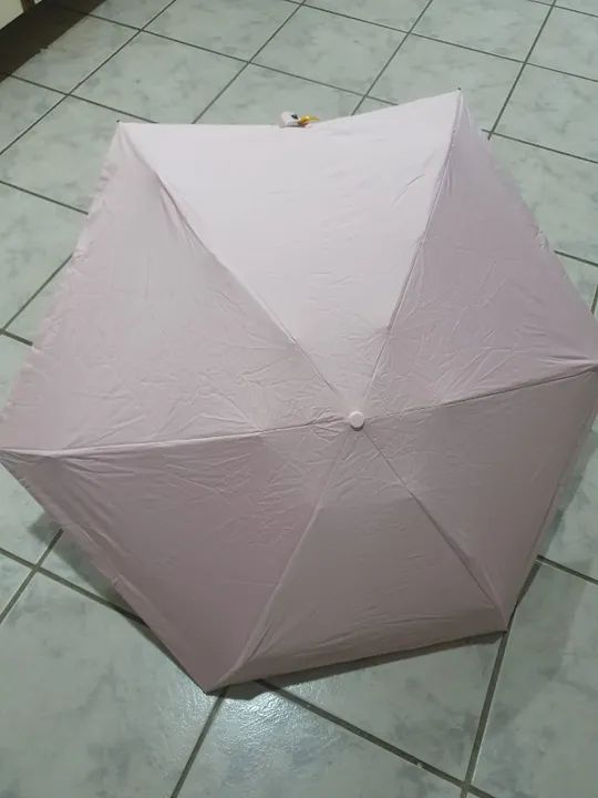 Mini guarda-chuva rosa com case - Foto 5